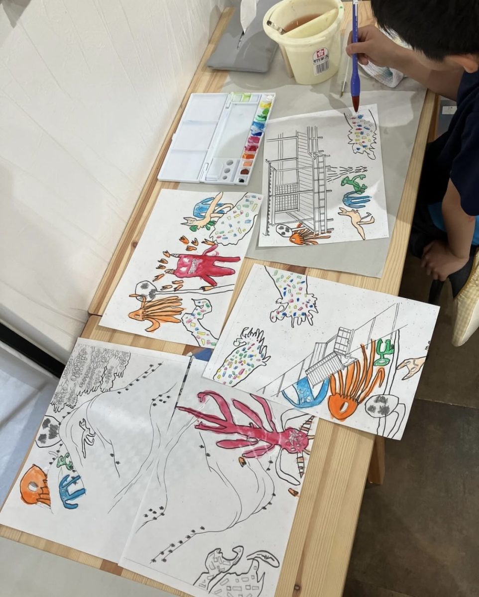 作品紹介2025/5 絵画造形コース(小学生クラス) - アトリエ岳